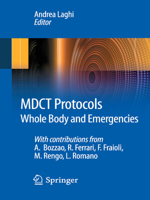 cover image of MDCT Protocols